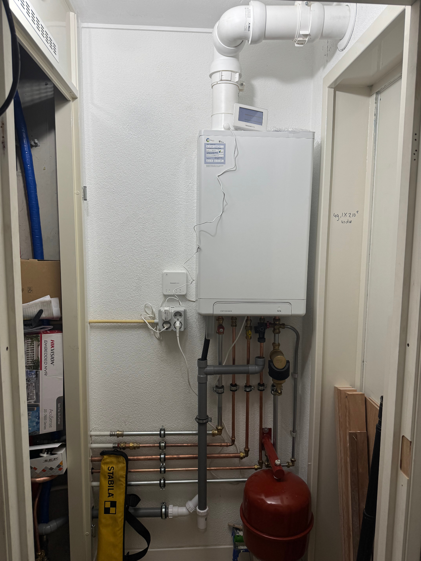 Boiler plaatsen